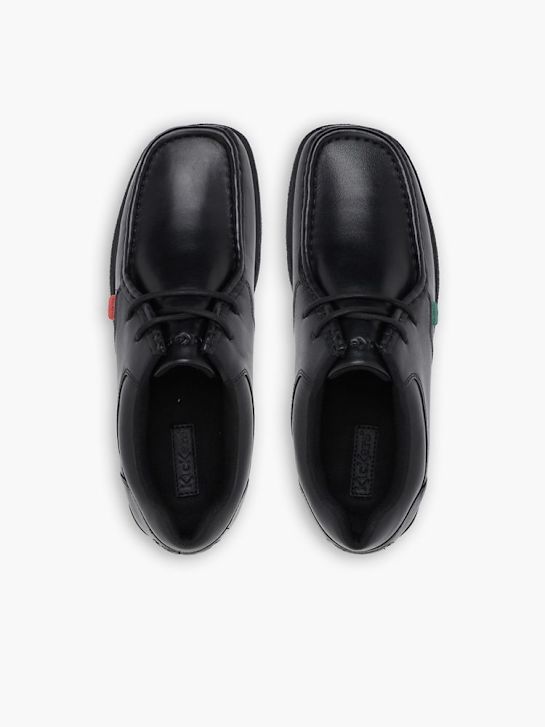 szkolna buty kickers na niskim obcasie w kolorze czarnym rico