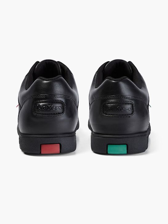 szkolna buty kickers na niskim obcasie w kolorze czarnym rico