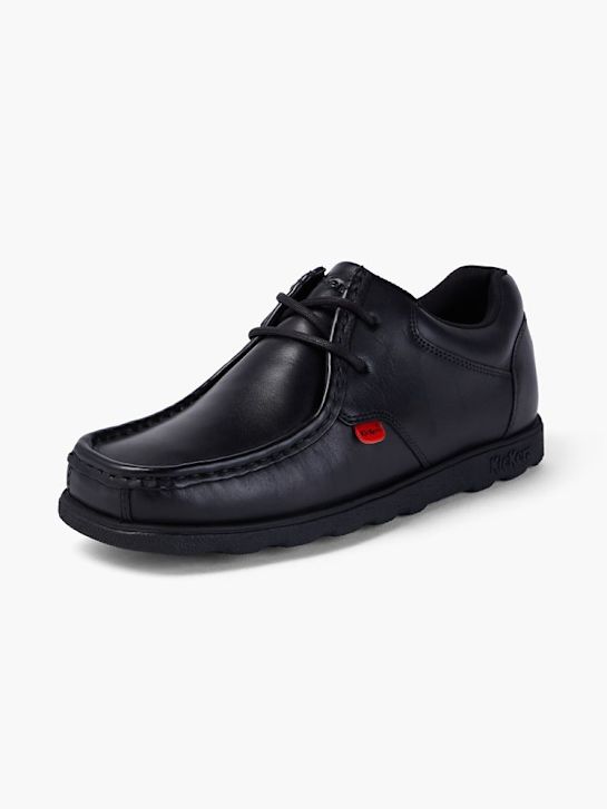 szkolna buty kickers na niskim obcasie w kolorze czarnym rico