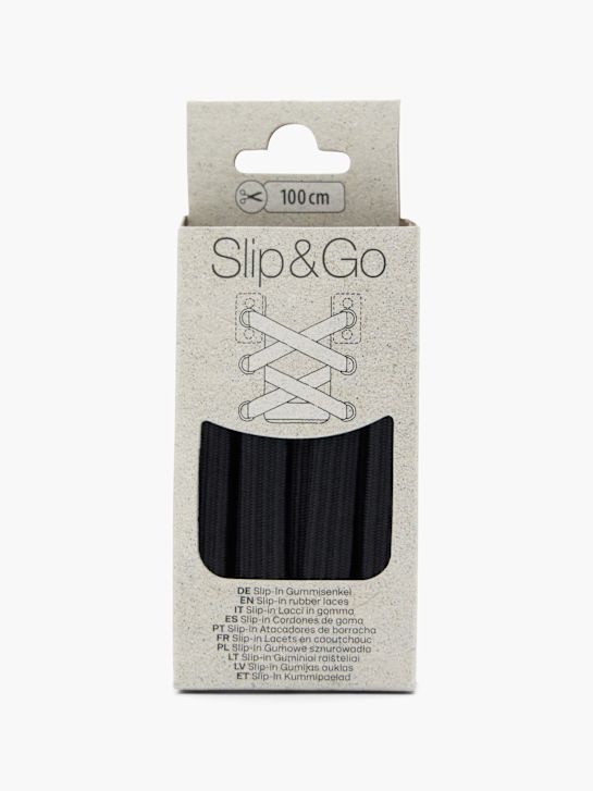 sznurek rico slip amp go 100 cm czarny rico