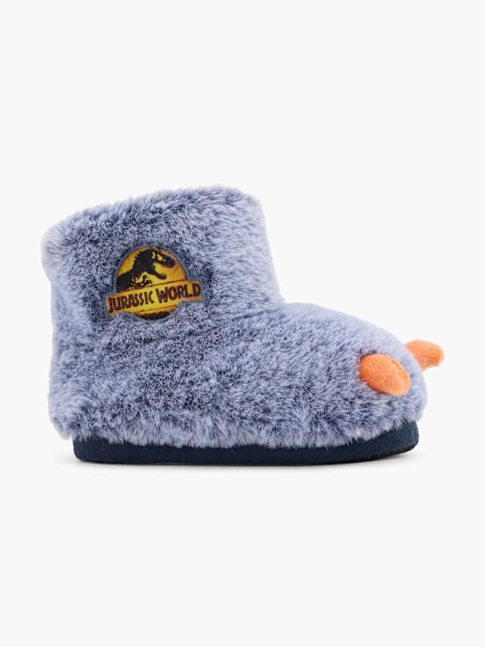 pluszowe kapcie ze Świata jurajski niebieski rico