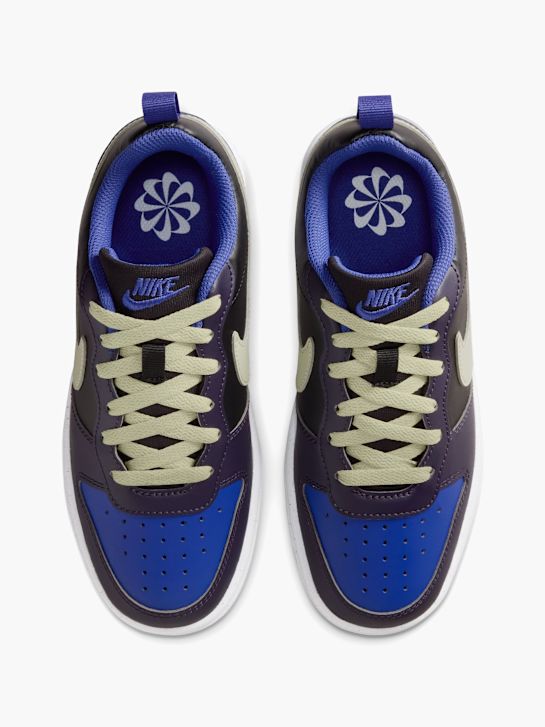 buty do biegania nike court borough low recraft gs trainer fioletowy rico