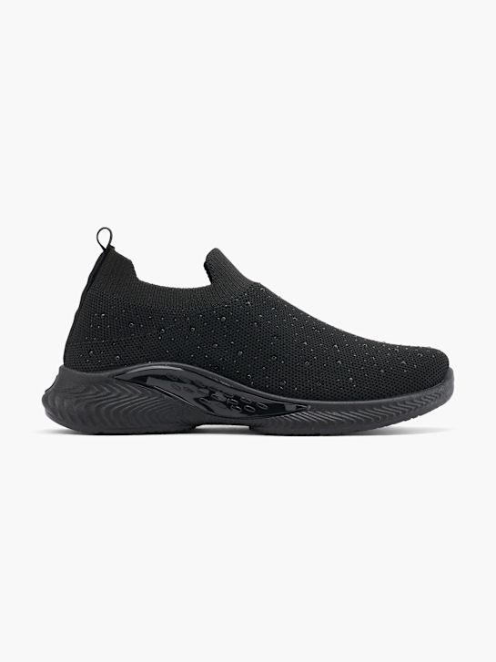 buty do biegania-слипоны graceland w kolorze czarnym rico