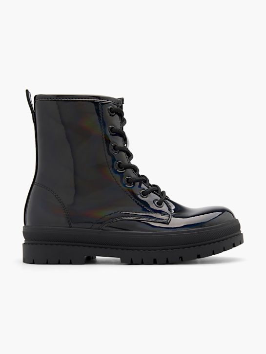 buty sznurowane graceland w kolorze czarnym rico