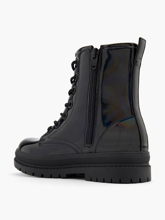 buty sznurowane graceland w kolorze czarnym rico