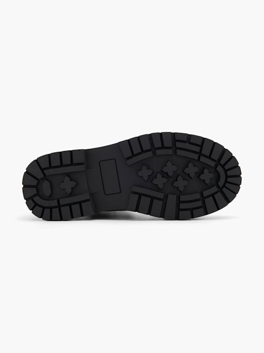 buty sznurowane graceland w kolorze czarnym rico