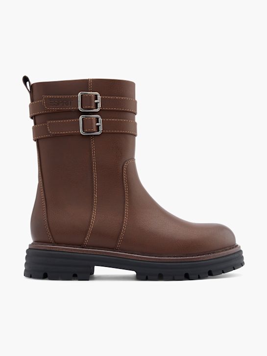 wysokie buty esprit do kolana kolor brązowy rico