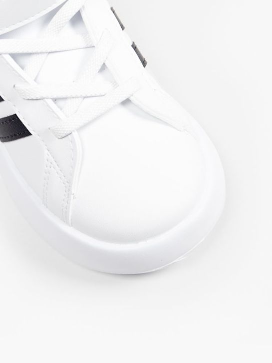 buty do biegania adidas grand court mid i high top trainer biały rico