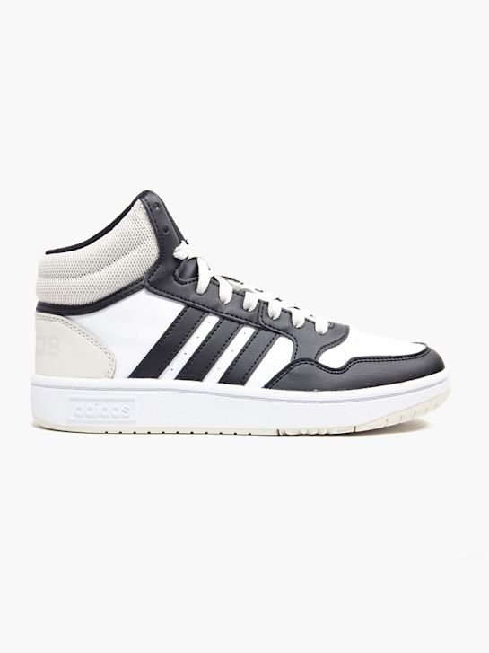 buty do biegania adidas hoops 3.0 mid k high top trainer biały rico