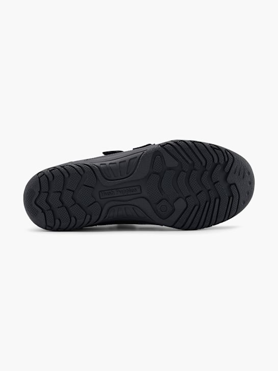 szkolna buty hush puppies na niskim obcasie w kolorze czarnym rico