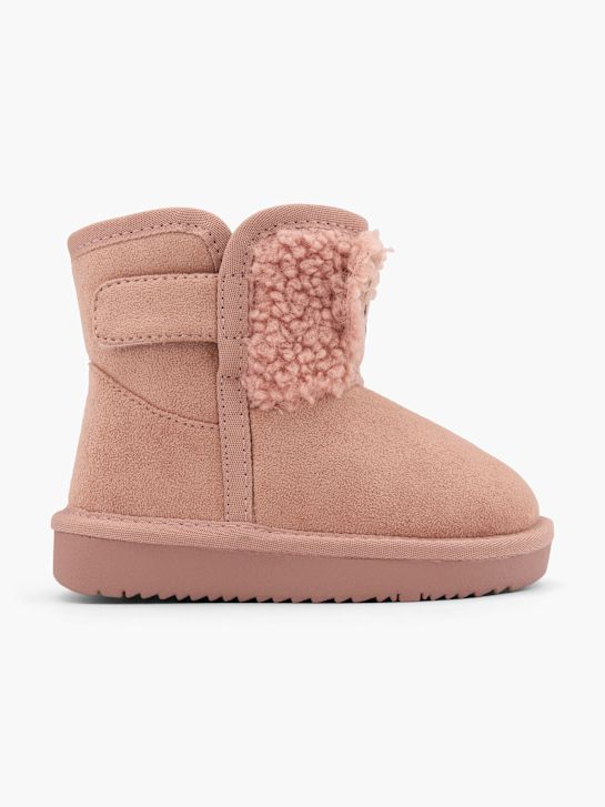zimowe buty graceland różowy rico