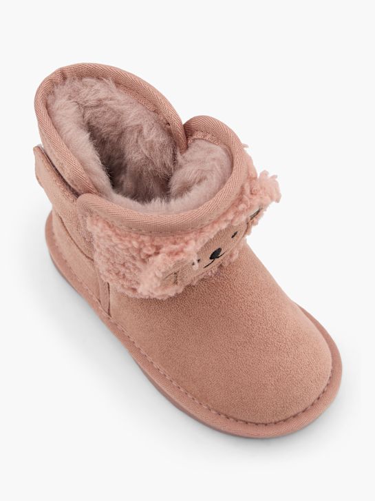 zimowe buty graceland różowy rico