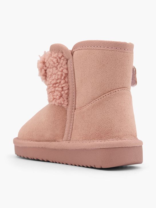 zimowe buty graceland różowy rico