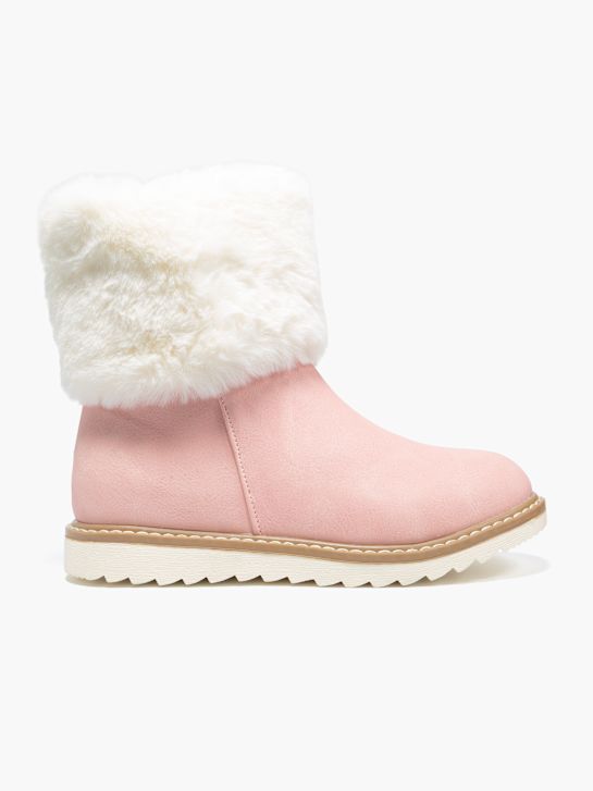 zimowe buty graceland różowy rico