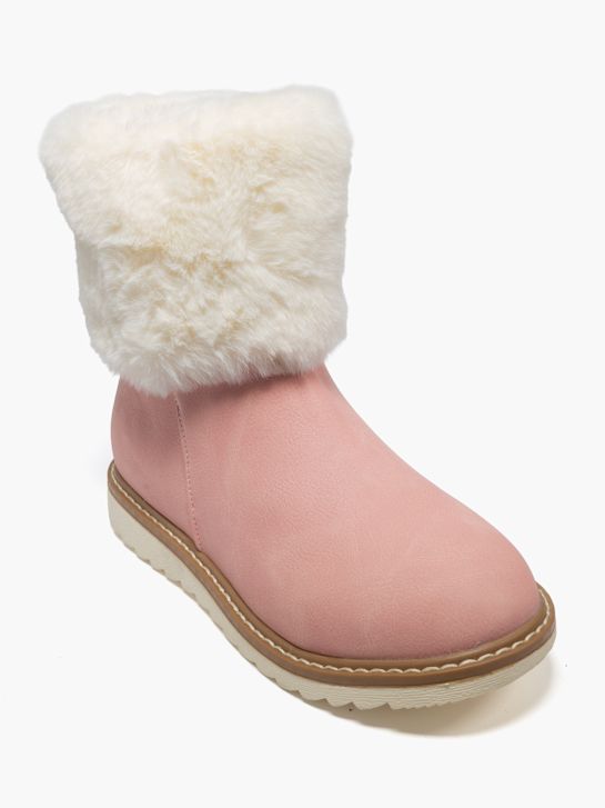 zimowe buty graceland różowy rico