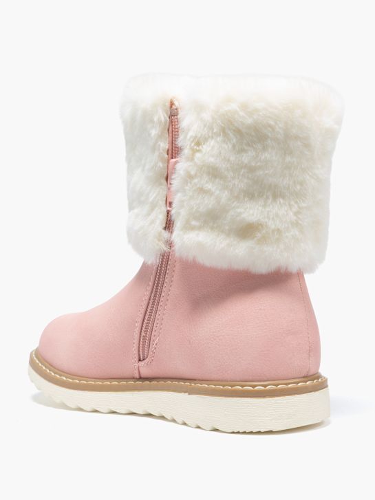 zimowe buty graceland różowy rico