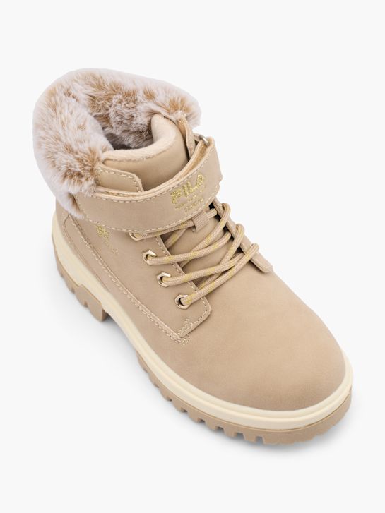 zimowe buty fila kolor beżowy rico
