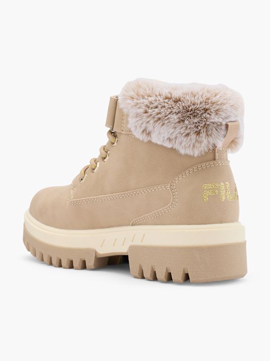 zimowe buty fila kolor beżowy rico