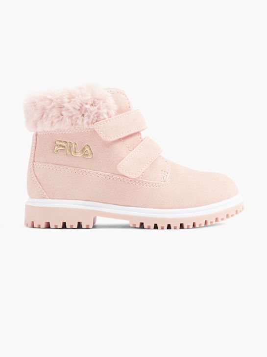 zimowe buty fila różowy rico