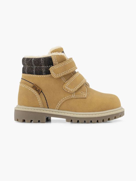 zimowe buty fila kolor beżowy rico