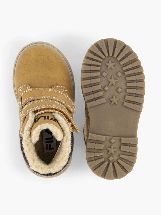 zimowe buty fila kolor beżowy rico