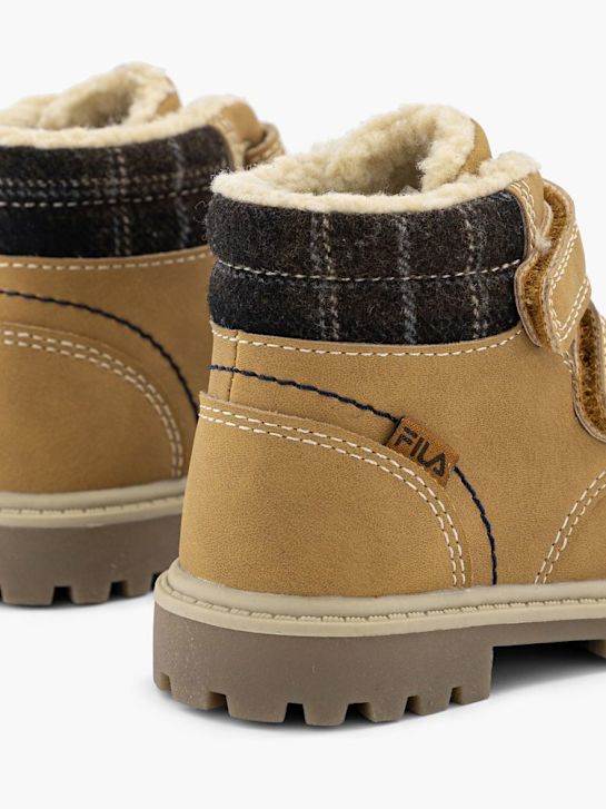 zimowe buty fila kolor beżowy rico