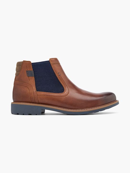 am shoe buty chelsea brązowy rico