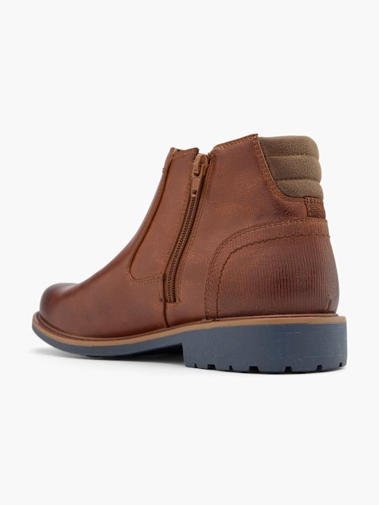 am shoe buty chelsea brązowy rico