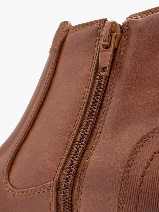 am shoe buty chelsea brązowy rico