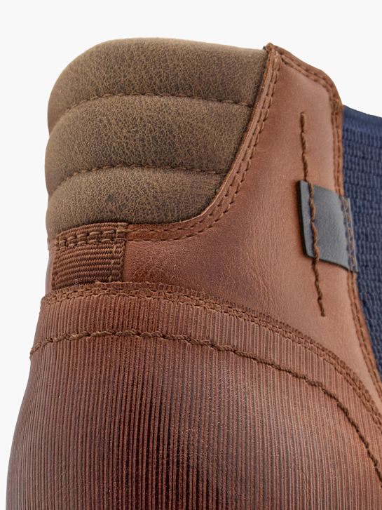 am shoe buty chelsea brązowy rico
