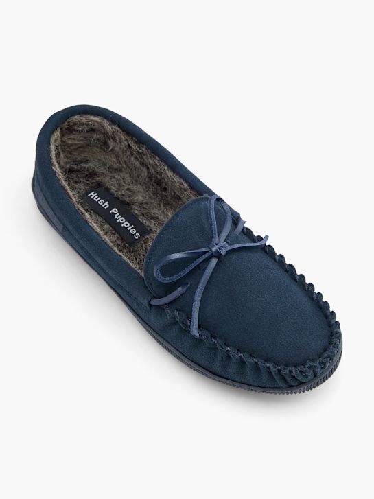 kapcie z zamkniętą oparciem hush puppies niebieski rico