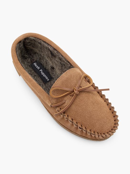 kapcie z zamkniętą oparciem hush puppies beżowy rico