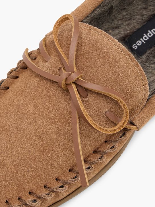 kapcie z zamkniętą oparciem hush puppies beżowy rico