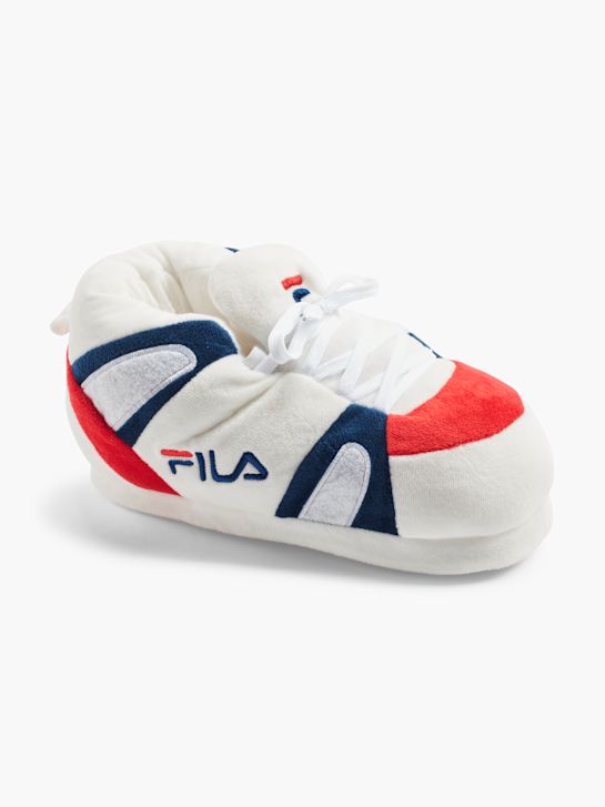 kapcie fila z zamkniętą oparciem biały rico