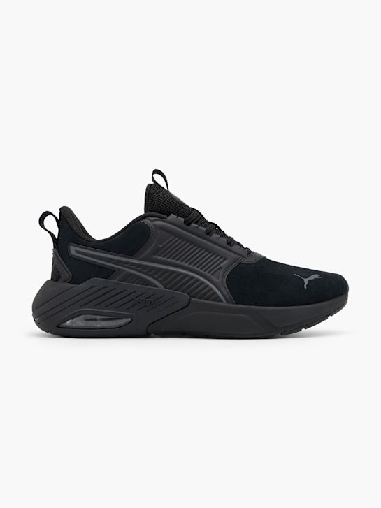buty do biegania-слипоны puma x-cell nova fs z zamszu w kolorze czarnym rico