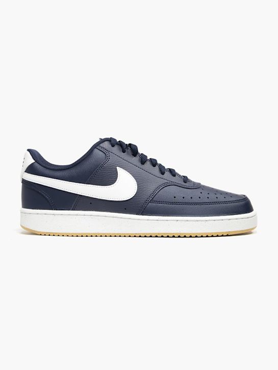buty do biegania nike court vision low trainer ciemno-niebieskie rico