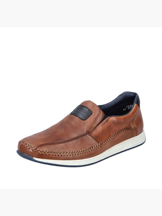 niskie buty rieker brązowy rico