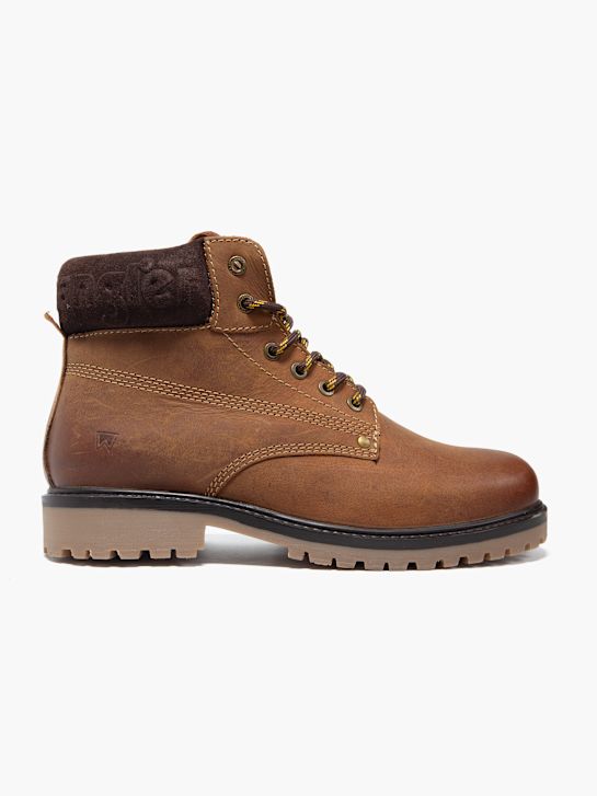 buty wrangler sznurowane brązowy rico
