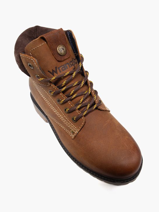 buty wrangler sznurowane brązowy rico