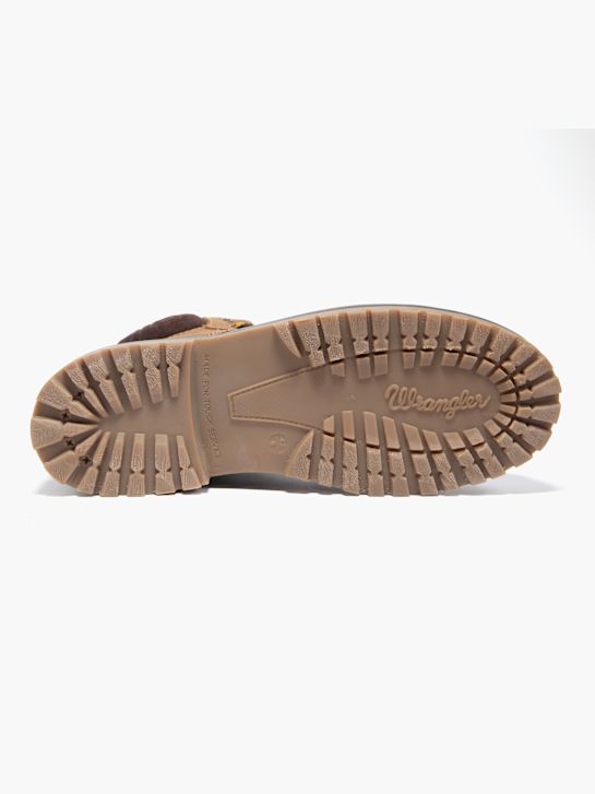 buty wrangler sznurowane brązowy rico