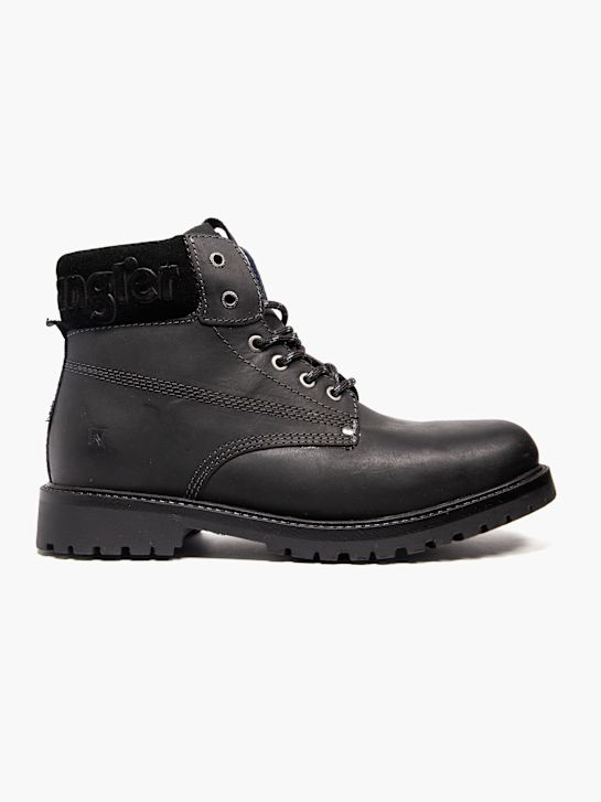 buty wrangler sznurowane czarny rico
