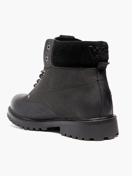 buty wrangler sznurowane czarny rico