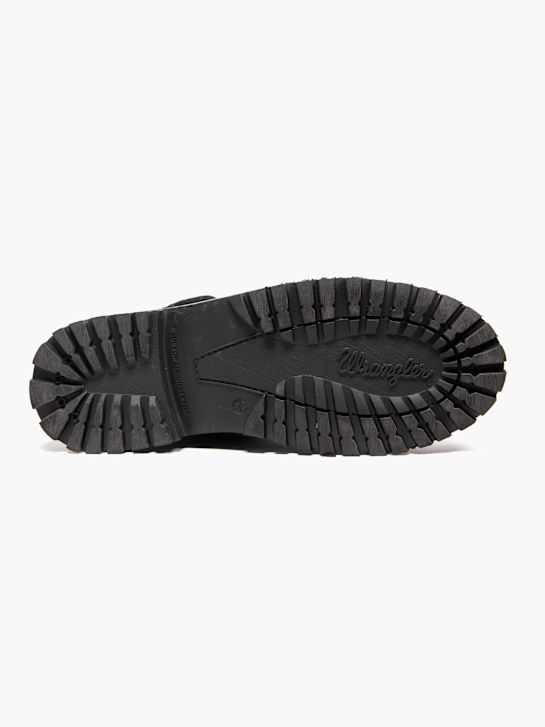 buty wrangler sznurowane czarny rico