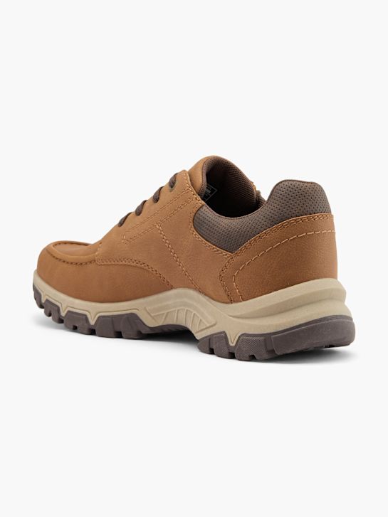 buty memphis one na niskim obcasie brązowy rico
