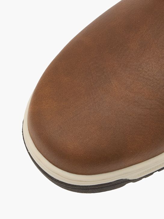 buty sznurowane mustang brązowy rico