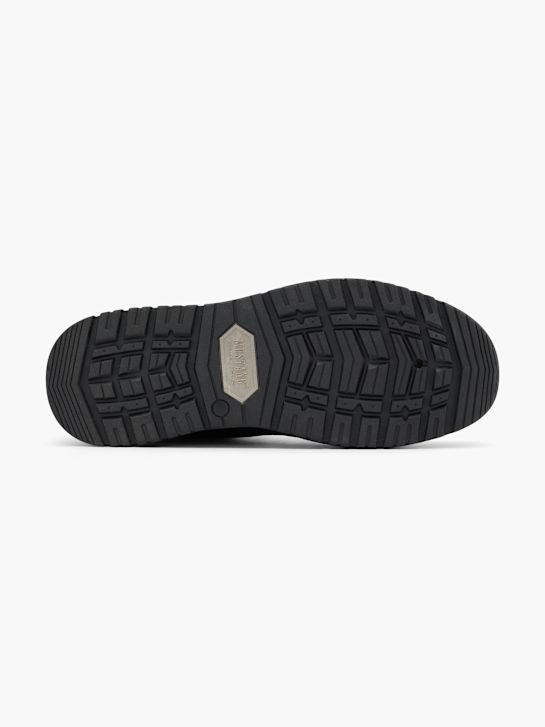 buty sznurowane mustang w kolorze czarnym rico