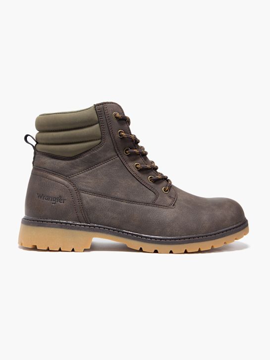 buty wrangler sznurowane brązowy rico