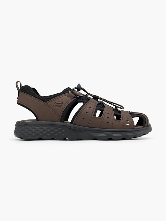 sandały skechers fisherman brązowy rico