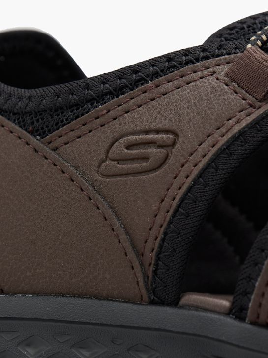 sandały skechers fisherman brązowy rico