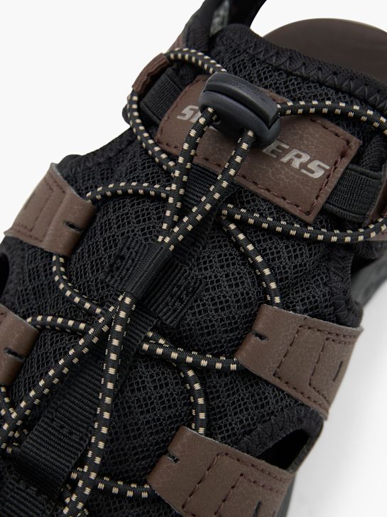 sandały skechers fisherman brązowy rico